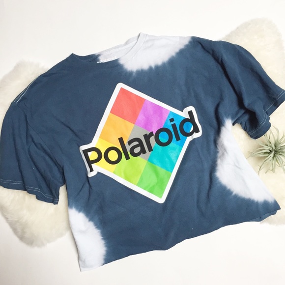 Polaroid Tops - Polaroid cropped tee